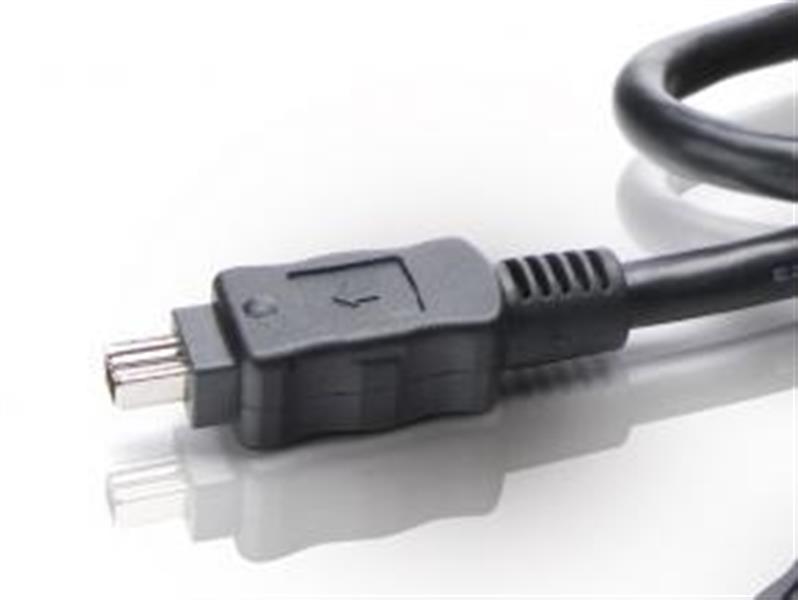 Conceptronic FireWire Cable 4-p 1.8m 1,8 m Zwart