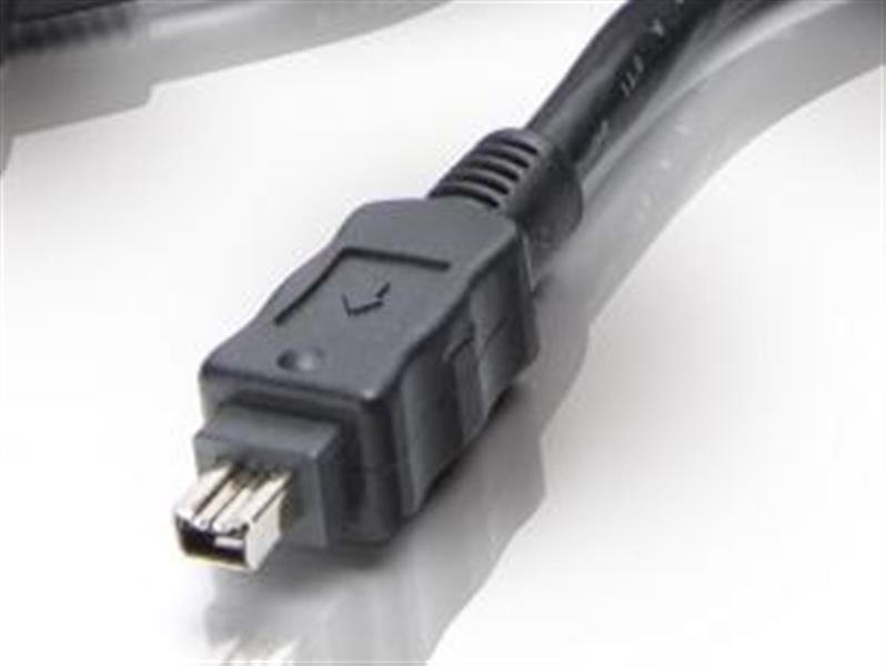 Conceptronic FireWire Cable 4-p 1.8m 1,8 m Zwart