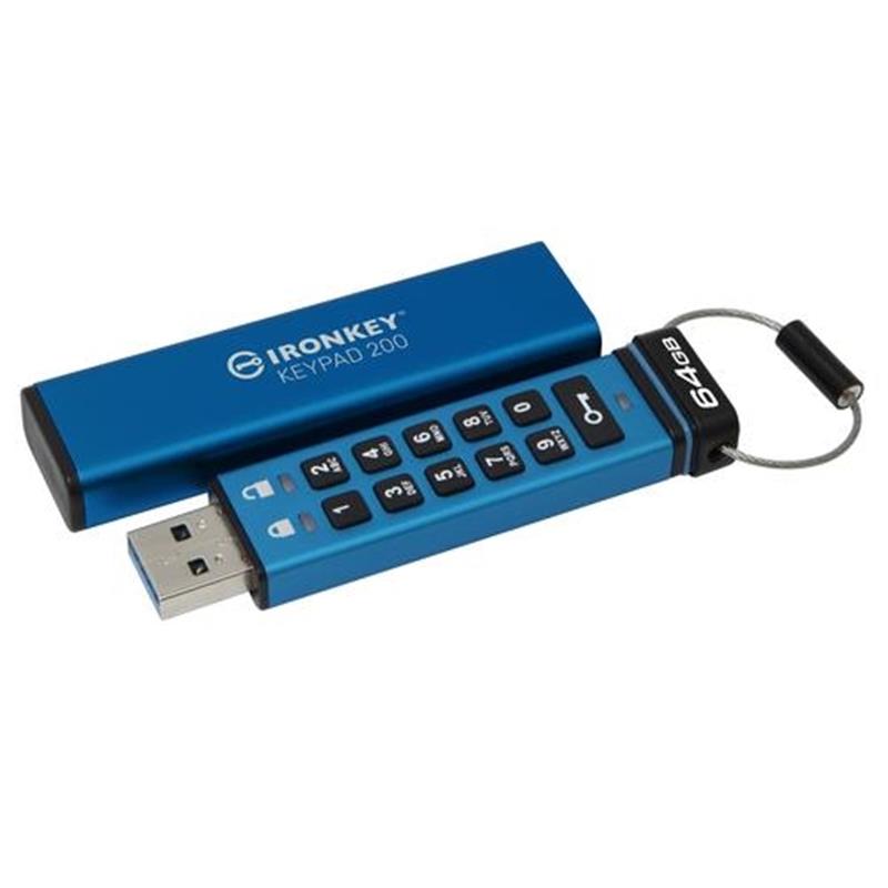 64GB IronKey Keypad 200 AES-256 Encryp