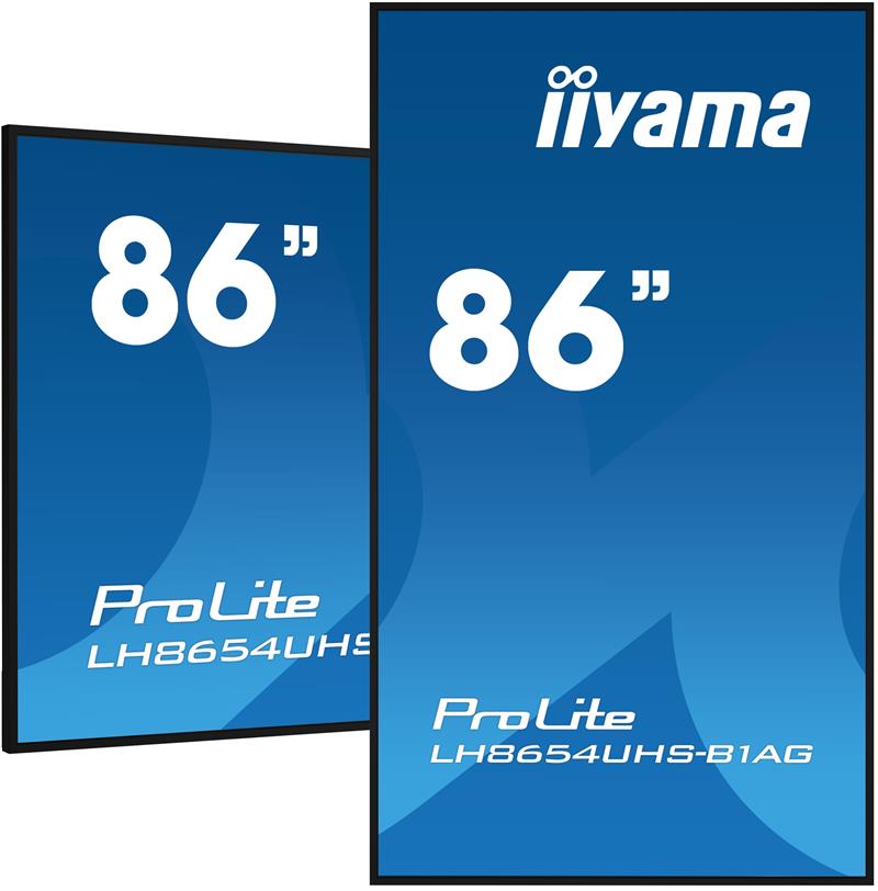 iiyama ProLite To Be Updated 2,17 m (85.6"") 3840 x 2160 Pixels 4K Ultra HD LED Zwart