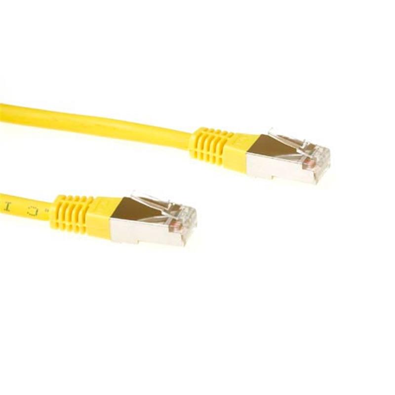 ACT Patchcord SSTP Category 6 PIMF, Yellow 20.00M netwerkkabel Geel 20 m