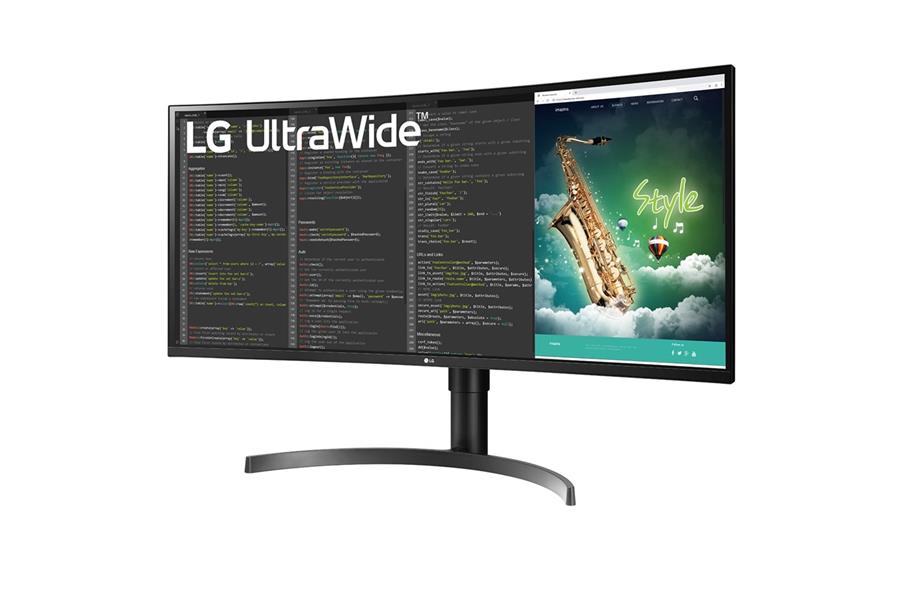 LG 35WN75CP-B LED display 88,9 cm (35"") 3440 x 1440 Pixels UltraWide Quad HD Zwart
