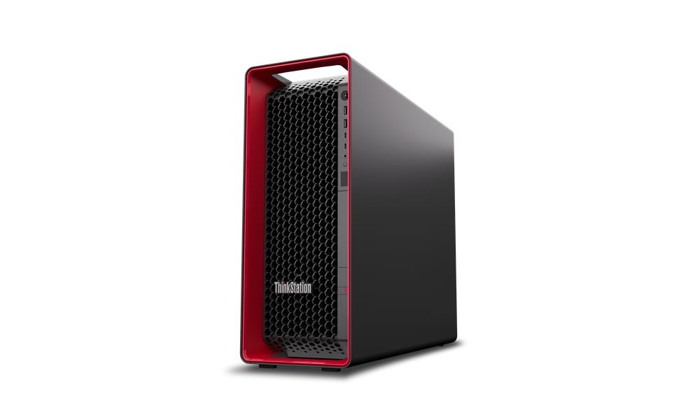 Lenovo ThinkStation P7 w5-3423 Tower Intel® Xeon® 32 GB DDR5-SDRAM 1000 GB SSD Windows 11 Pro for Workstations Workstation Zwart, Rood