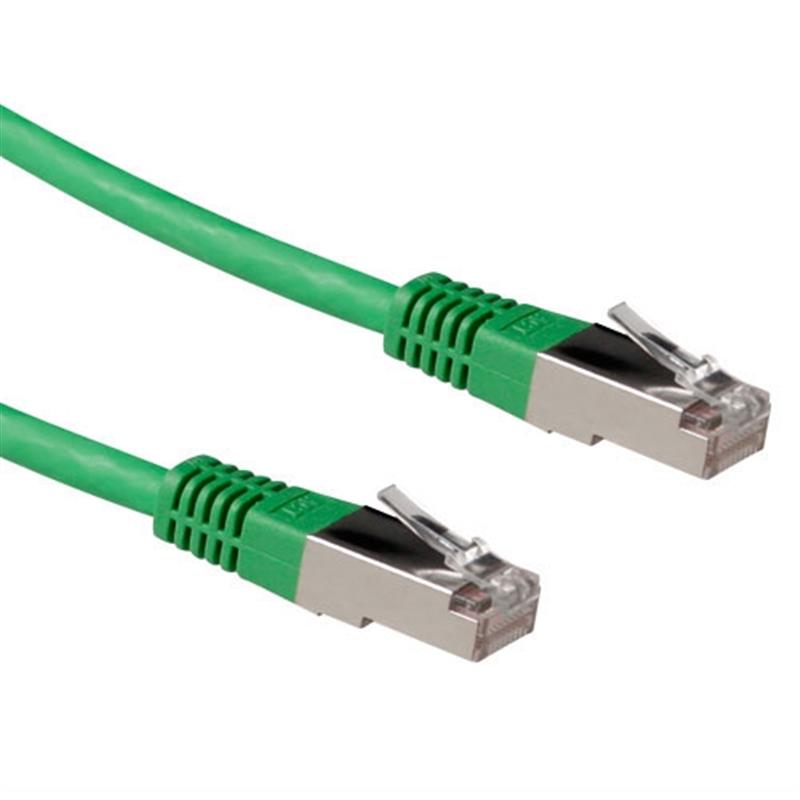 ACT 3m Cat6a SSTP netwerkkabel Groen S/FTP (S-STP)