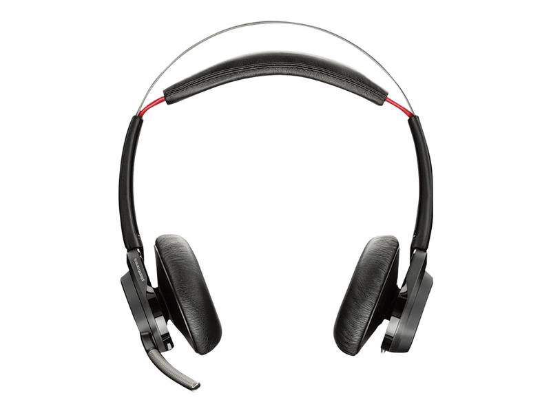 Voyager Focus UC BT Headset B825 - Headset - Noise reduction - with Stand