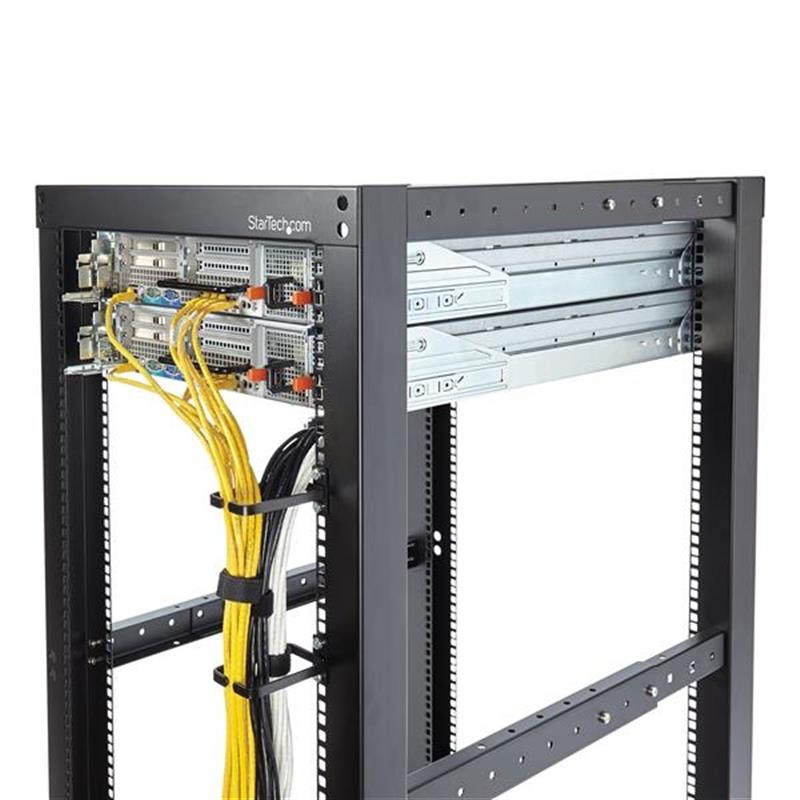 StarTech.com 1U verticale kabel-D-ringhaak voor server racks 5,7 x 10 cm