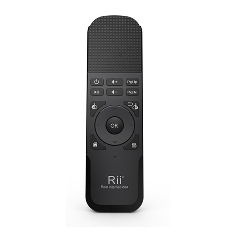 Rii i7 Ulra slim Airmouse Remote 2 4G for Windows Mac Linux and Android USB Dongle 2x AAA not included 