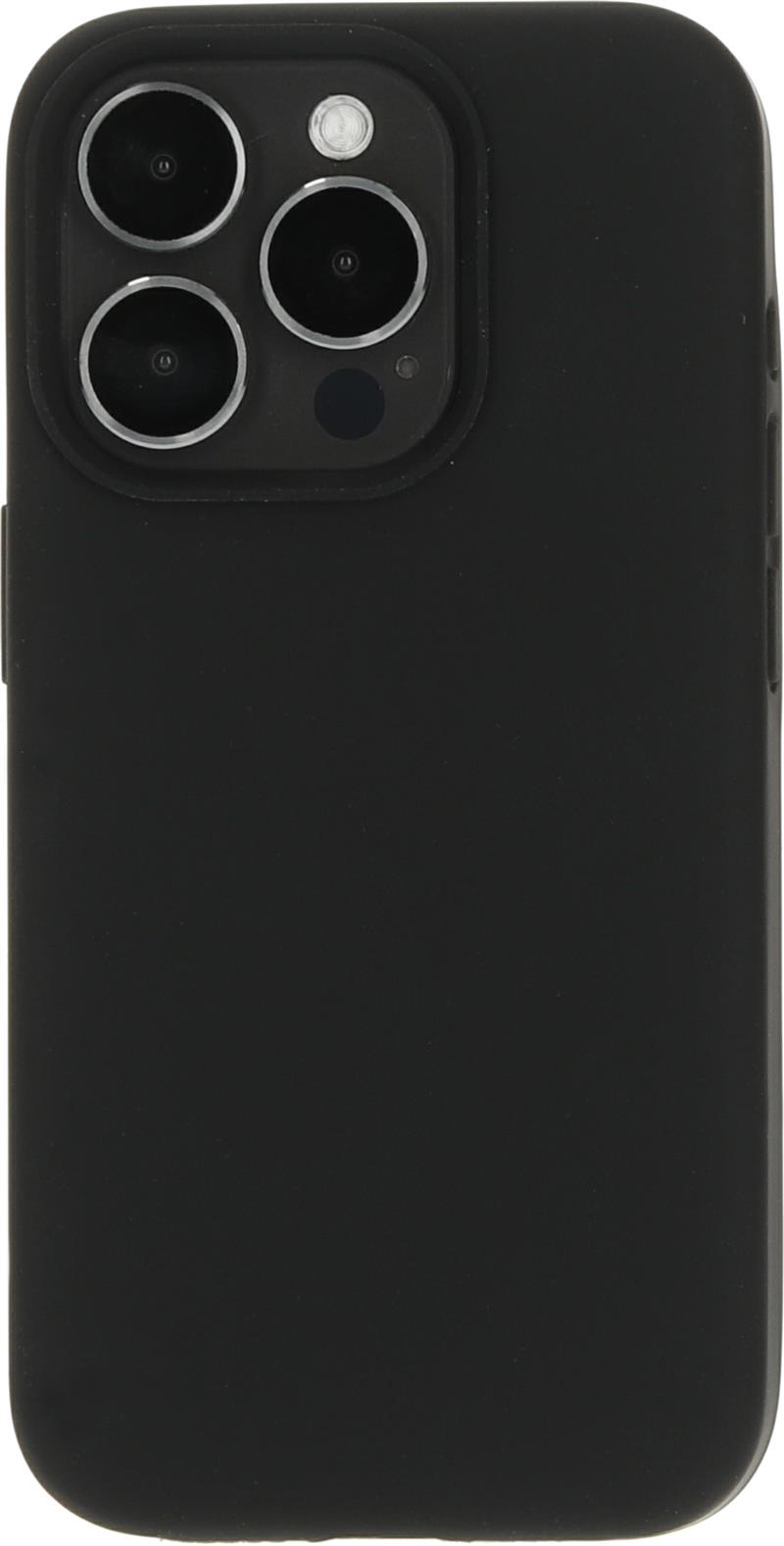 Mobiparts Silicone Cover Apple iPhone 15 Pro Black (Magsafe Compatible)