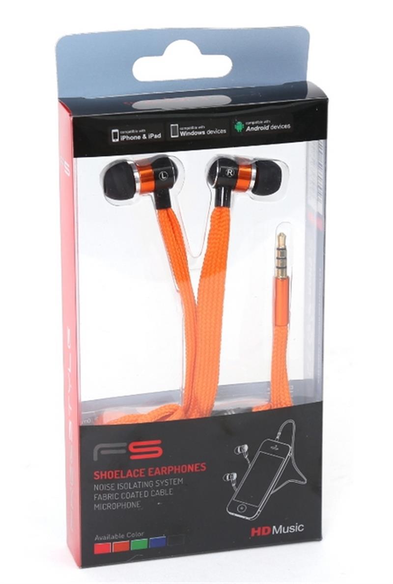 Freestyle FH2112O hoofdtelefoon/headset Hoofdtelefoons Bedraad In-ear Oproepen/muziek Oranje