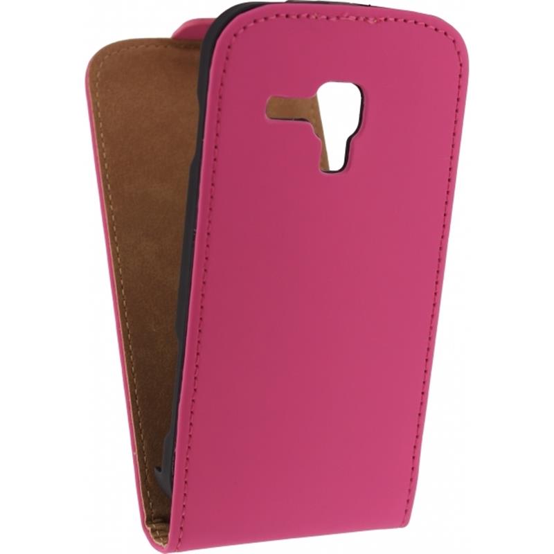 Mobilize Ultra Slim Flip Case  Samsung Galaxy Trend S7560 Trend Plus S7580 Fuchsia