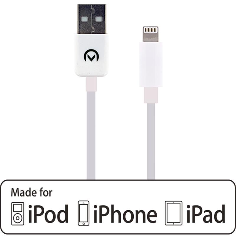 Mobilize Cable USB to Apple MFi Lightning 1m 12W White