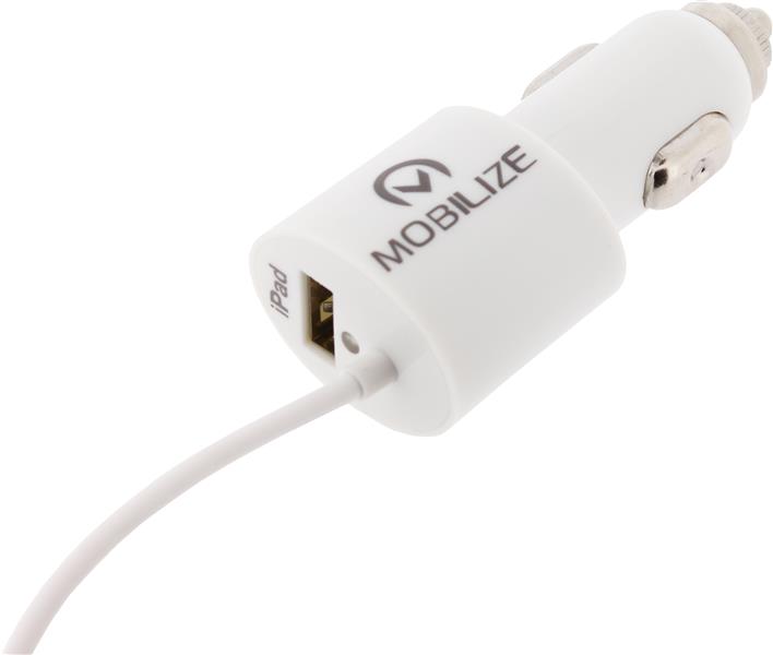 Mobilize Car Charger Apple 30-pin USB 4 2A 20W White