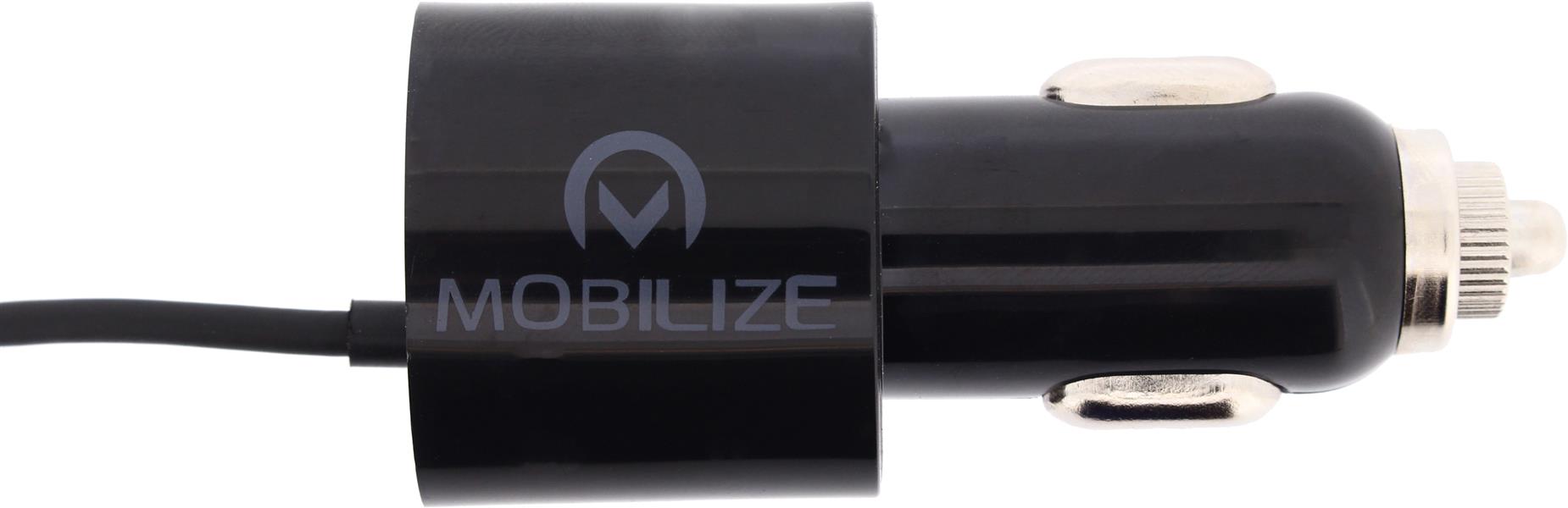 Mobilize Car Charger Micro USB USB 4 2A 20W Black