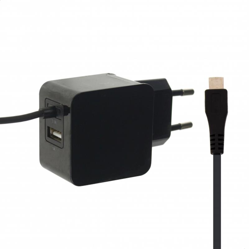 Mobilize Wall Charger USB Micro USB 15W 1m Black