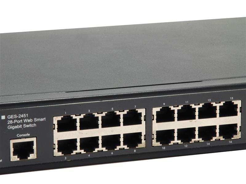 LevelOne GES-2451 netwerk-switch Gigabit Ethernet (10/100/1000) Zwart