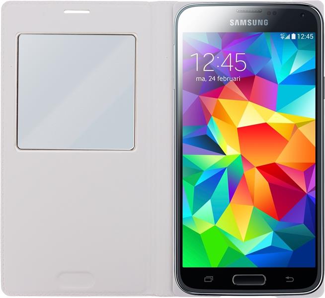 Mobilize S-View Leather Cover Samsung Galaxy S5 Mini White
