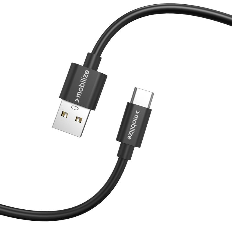 Mobilize Charge Sync Cable USB-C 1m 15W Black