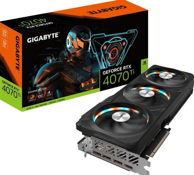 Gigabyte GeForce RTX­­ 4070 Ti GAMING OC 12G NVIDIA GeForce RTX 4070 Ti 12 GB GDDR6X