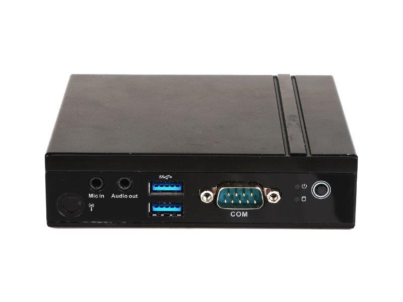 Giada MiniPC barebone VM23 Intel Celeron Quad Core N3450 HD Graphics 550 4 GB DDR3-L on-board 32 GB EMMC 1x mSata 1x GB Lan M 2 slot for WiFi 2 x USB2