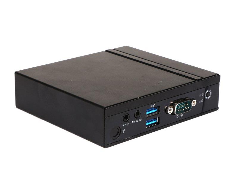 Giada MiniPC barebone VM23 Intel Celeron Quad Core N3450 HD Graphics 550 4 GB DDR3-L on-board 32 GB EMMC 1x mSata 1x GB Lan M 2 slot for WiFi 2 x USB2