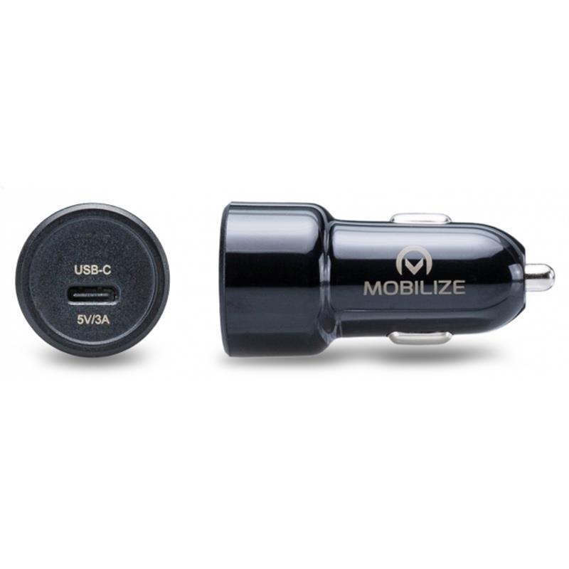 Mobilize Car Charger USB-C 15W Black