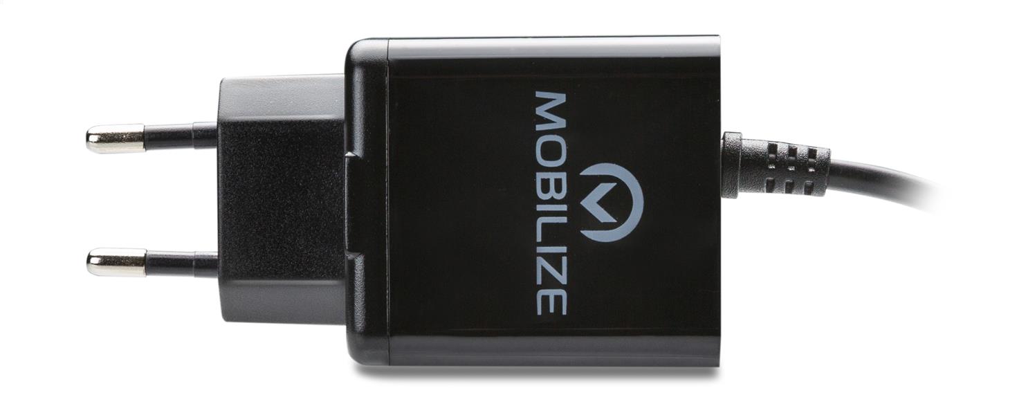 Mobilize Smart Travel Charger 1m USB-C 3A 15W Black