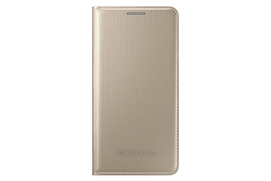  Samsung Flip Cover Galaxy Alpha Gold