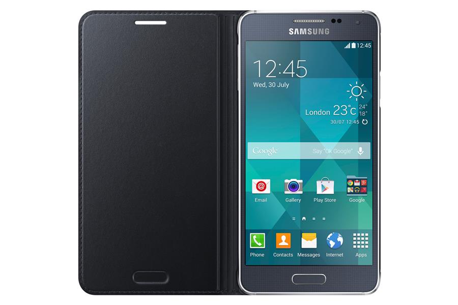 Samsung EF-FG850B mobiele telefoon behuizingen Flip case Zilver