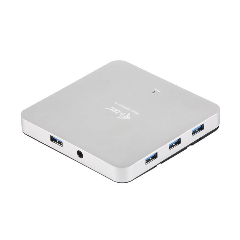 i-tec Metal U3HUBMETAL10 interface hub USB 3.2 Gen 1 (3.1 Gen 1) Type-A 5000 Mbit/s Zilver