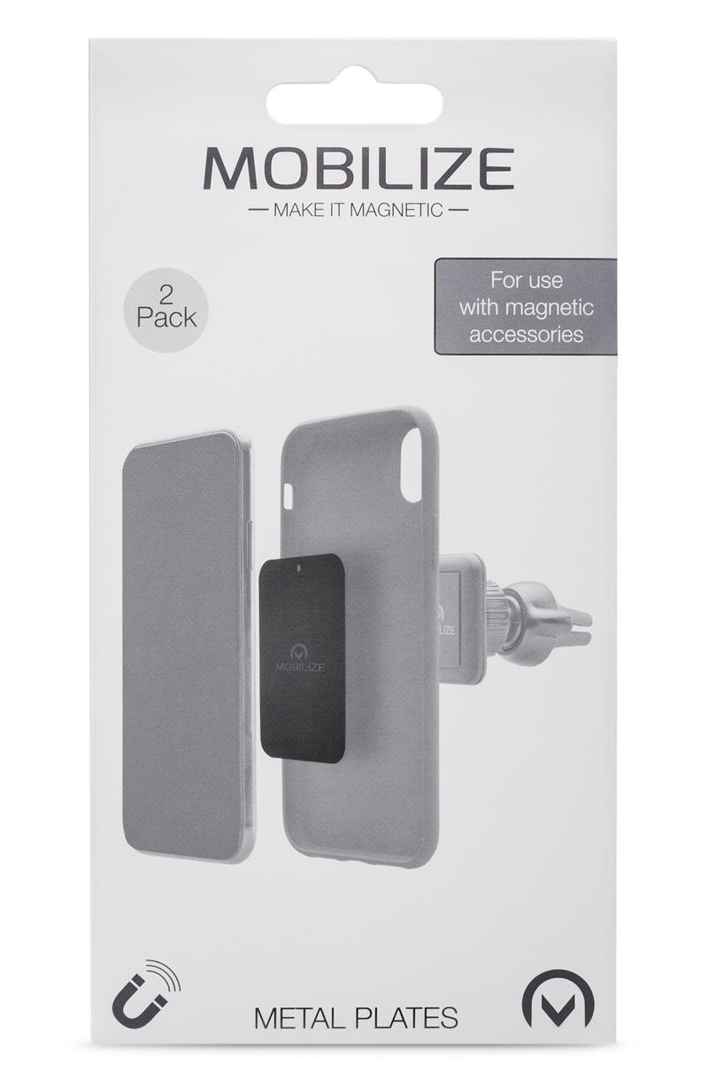 Mobilize Metal Plates 2-Pack Black
