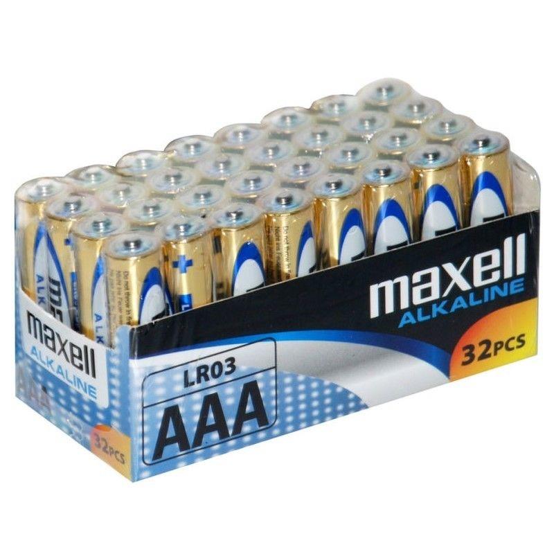 MAXELL BATTERY ALKALINE LR03 AAA 32-PACK multipack