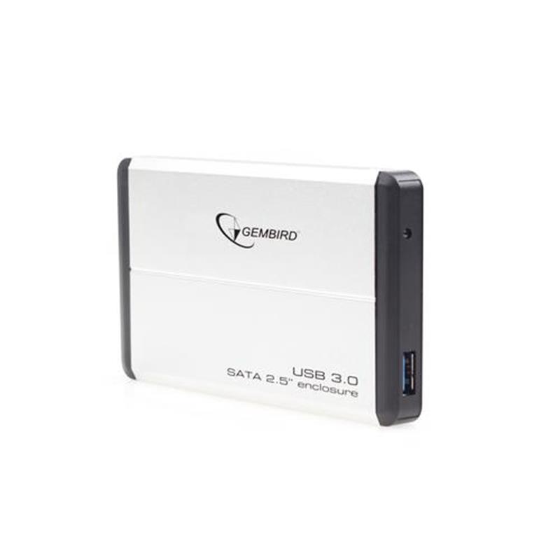 Externe HDD behuizing 2 5 SATA USB3 0 zilver