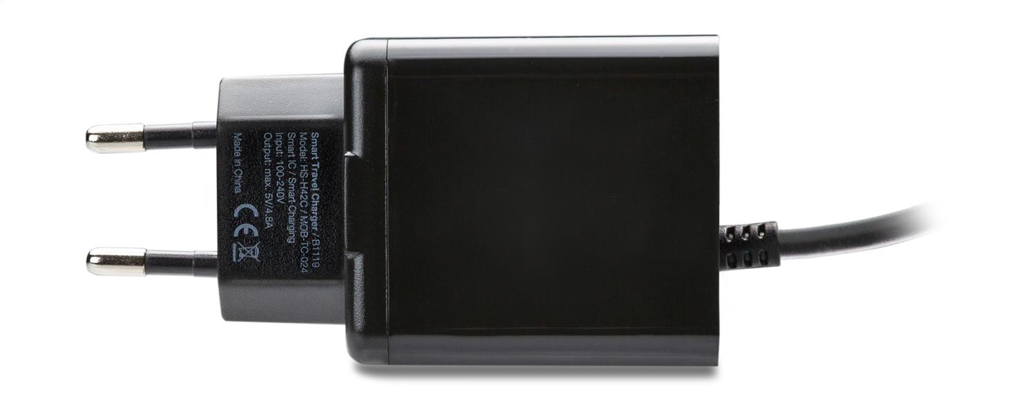 Mobilize Wall Charger USB Apple MFi Lightning 24W 1m Black