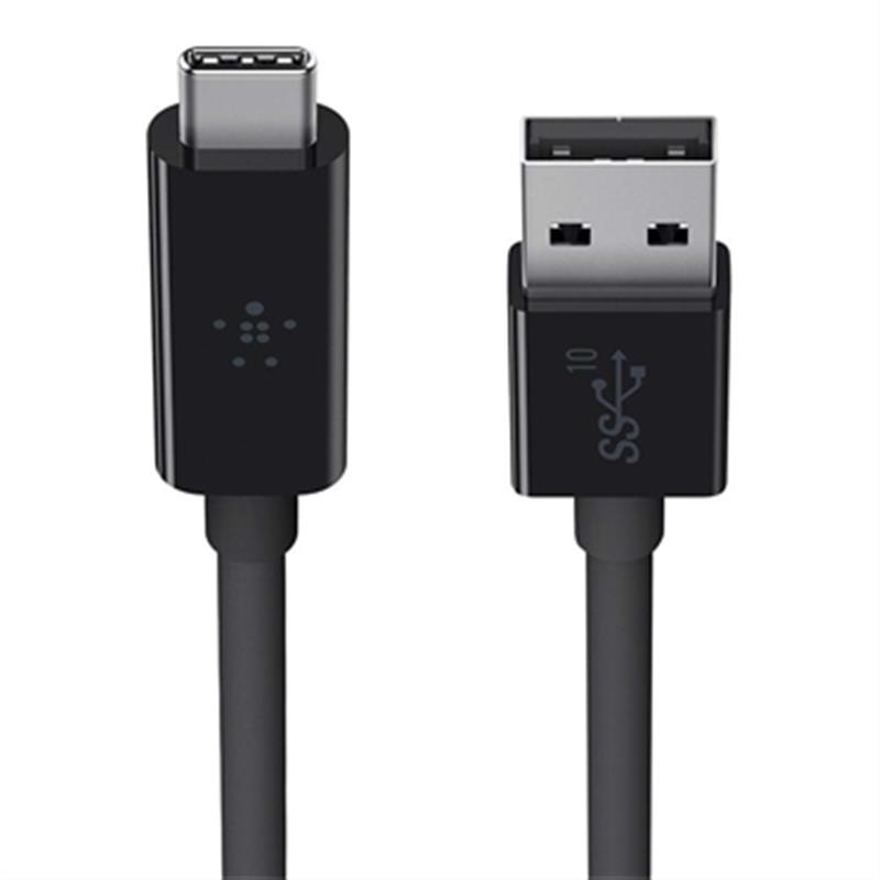 Belkin USB-A - USB-C, 0.9m USB-kabel 0,9 m USB 3.2 Gen 2 (3.1 Gen 2) USB A USB C Zwart