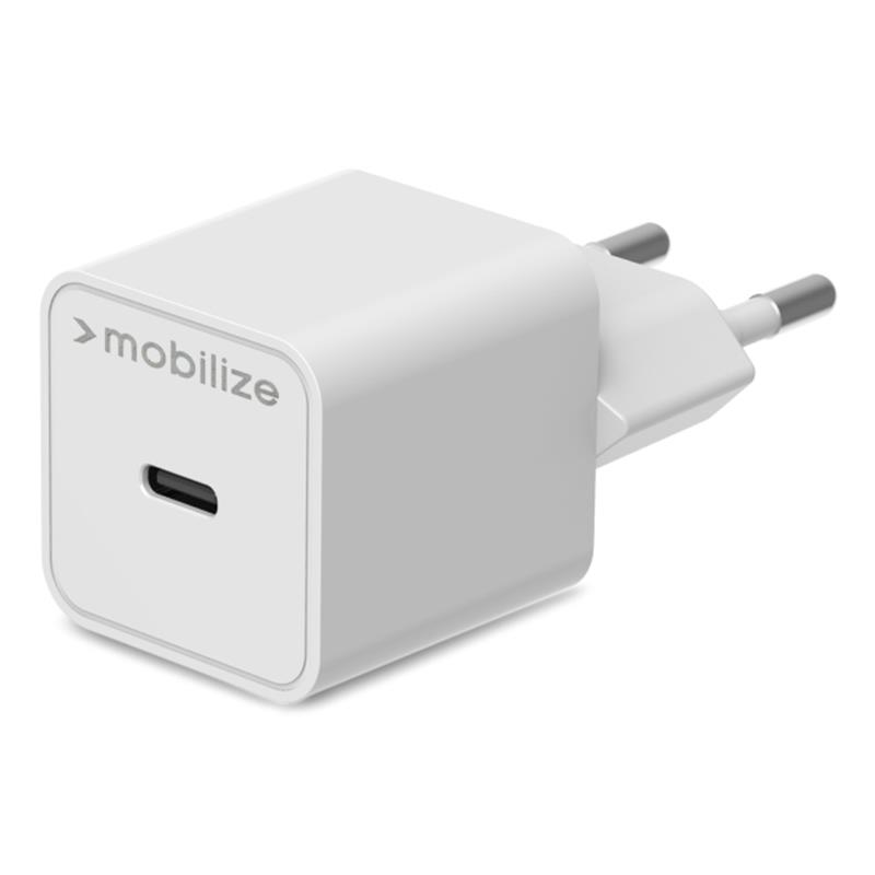 Mobilize Wall Charger USB-C 20W with PD PPS White