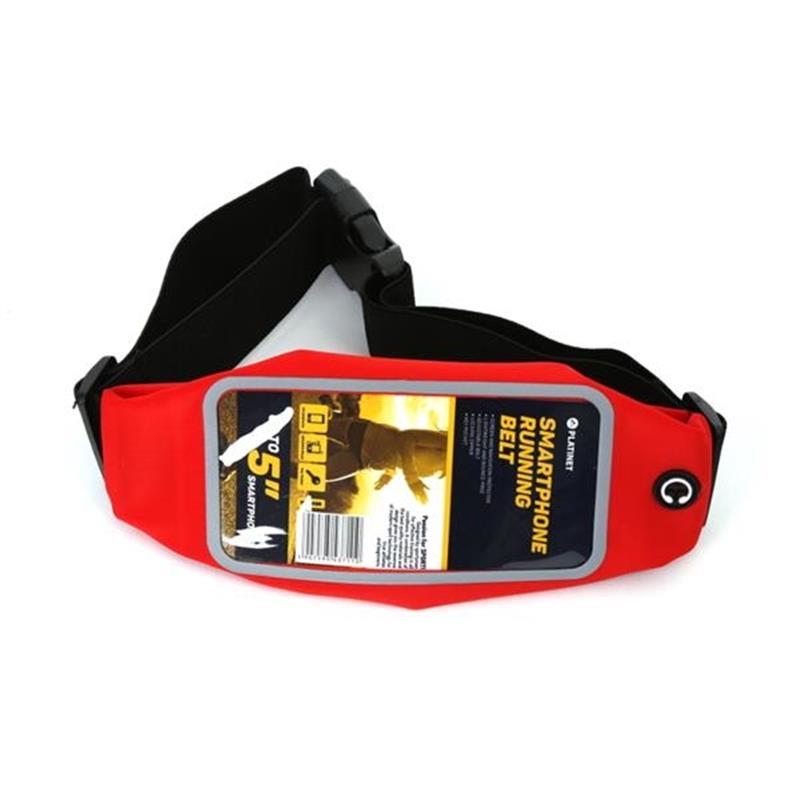 PLATINET WAIST BAG WITH SMARPTHONE WINDOW RED