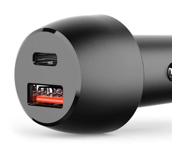 Mobilize Car Charger USB USB-C 38W with PD PPS and QC Black