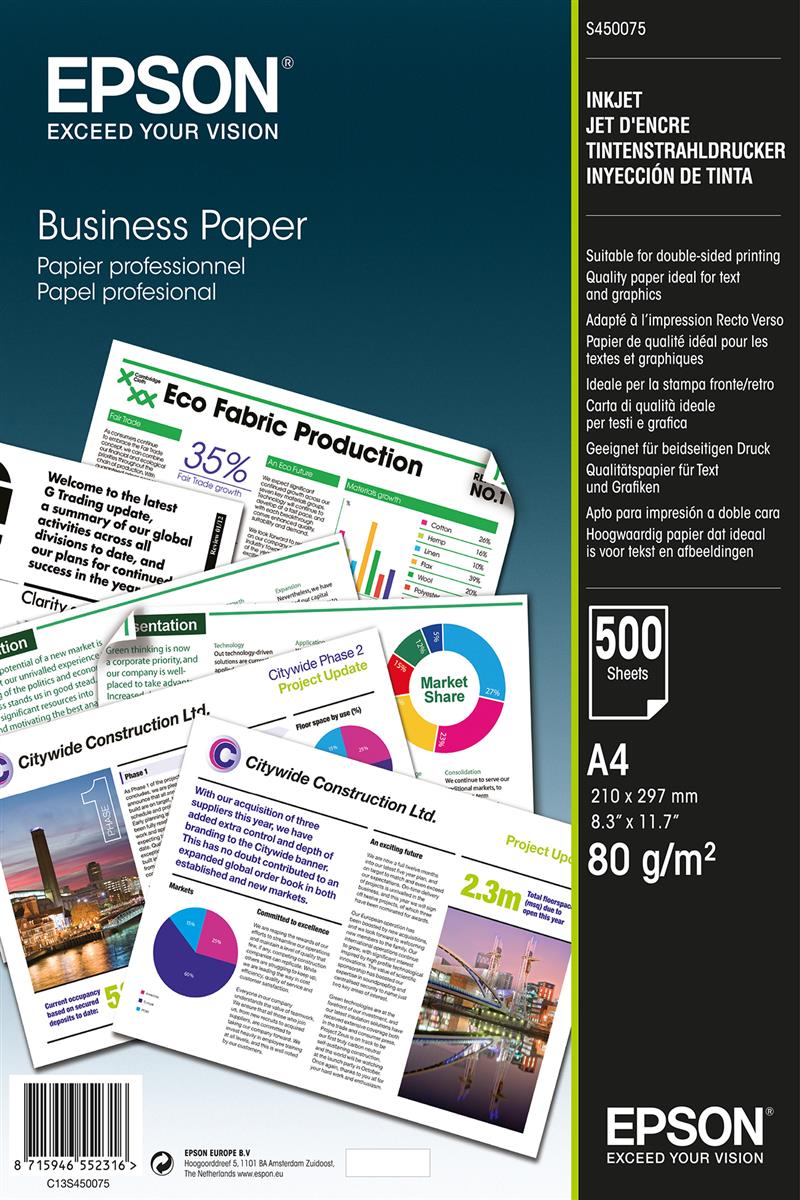 Epson Business Paper - A4 - 500 vellen