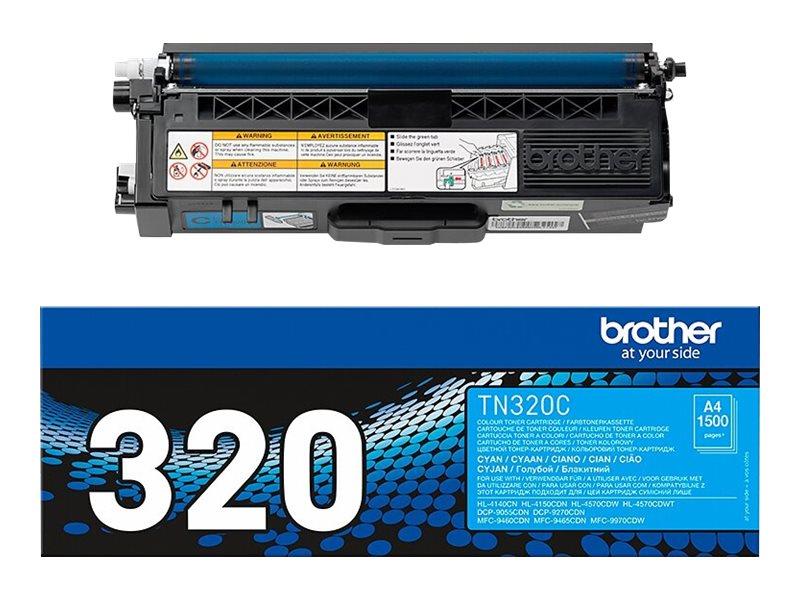 Brother TN-320C tonercartridge Origineel Cyaan 1 stuk(s)