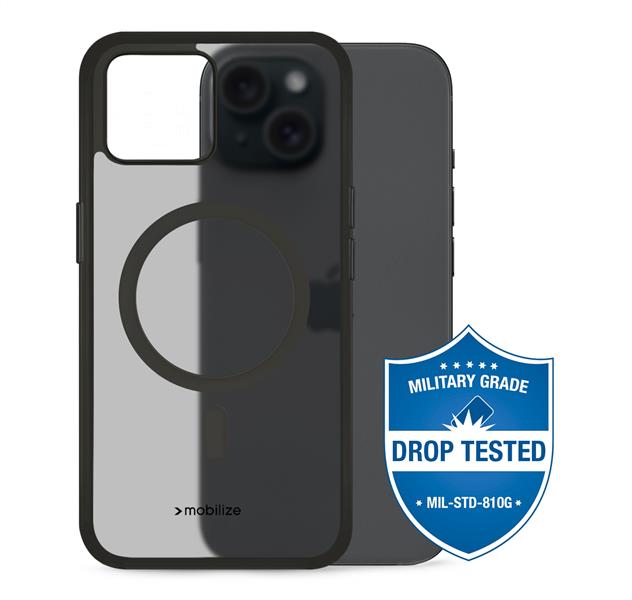 Mobilize MagSafe Compatible Hybrid Case Apple iPhone 15 Black