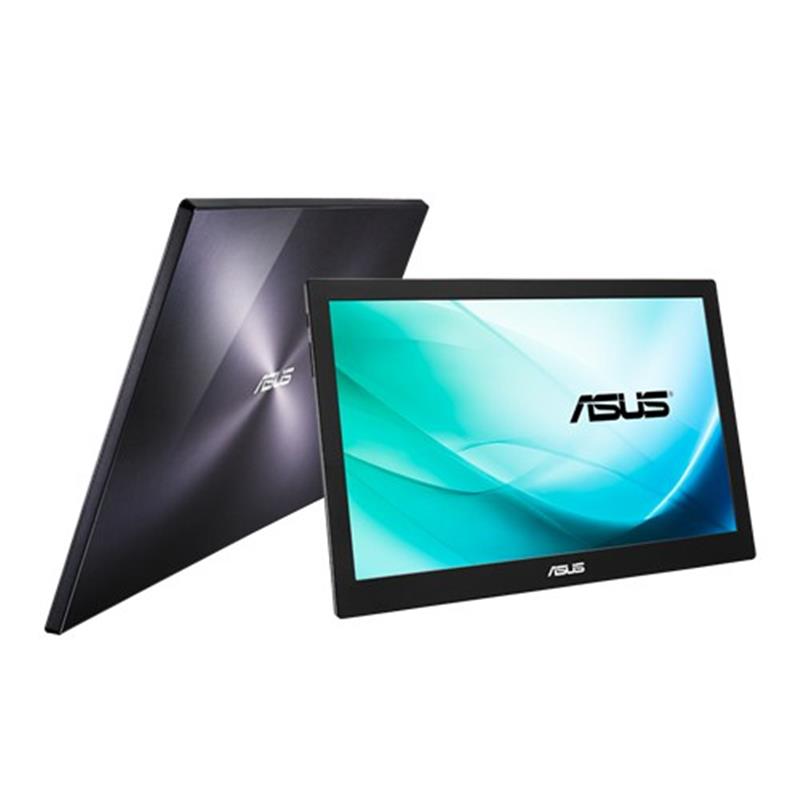 ASUS MB169B+ computer monitor 39,6 cm (15.6"") 1920 x 1080 Pixels Full HD LED Flat Zwart, Zilver