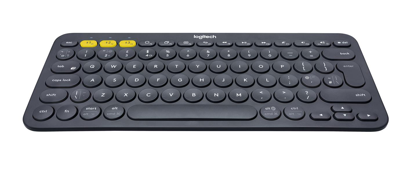 Logitech K380 Multi-Device toetsenbord Bluetooth QWERTY Spaans Grijs