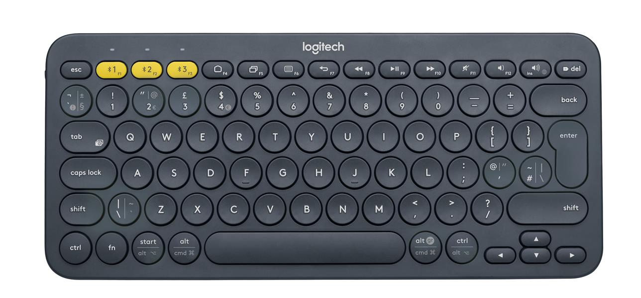 Logitech K380 Multi-Device toetsenbord Bluetooth QWERTY Spaans Grijs