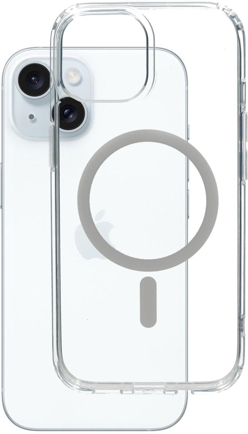 Mobiparts Hardcover Apple iPhone 15 Clear (Magsafe Compatible)