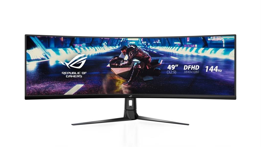 ASUS ROG Strix XG49VQ computer monitor 124,5 cm (49"") 3840 x 1080 Pixels UltraWide Full HD LED Gebogen Zwart