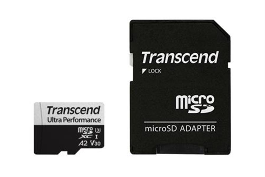 TRANSCEND 128GB microSD w adapter UHS-I