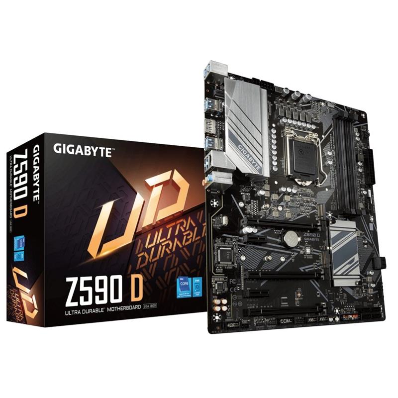 Gigabyte Z590 D moederbord Intel Z590 Express LGA 1200 ATX