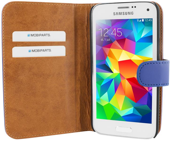 Mobiparts Premium Wallet Case Samsung Galaxy S5 Mini Blue