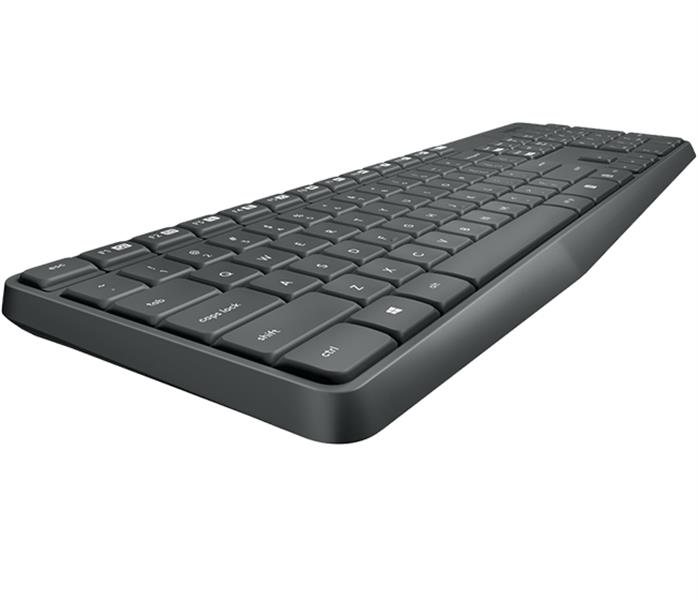 Logitech MK235 toetsenbord RF Draadloos AZERTY Belgisch Grijs