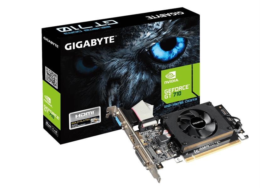 Gigabyte GV-N710D3-2GL videokaart NVIDIA GeForce GT 710 2 GB GDDR3